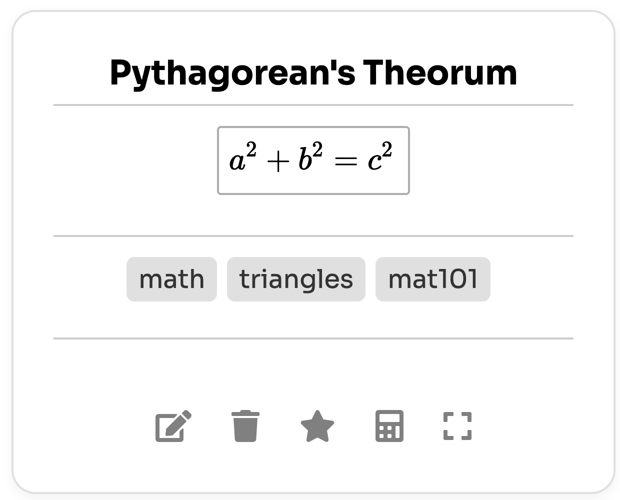 Equation Card 11