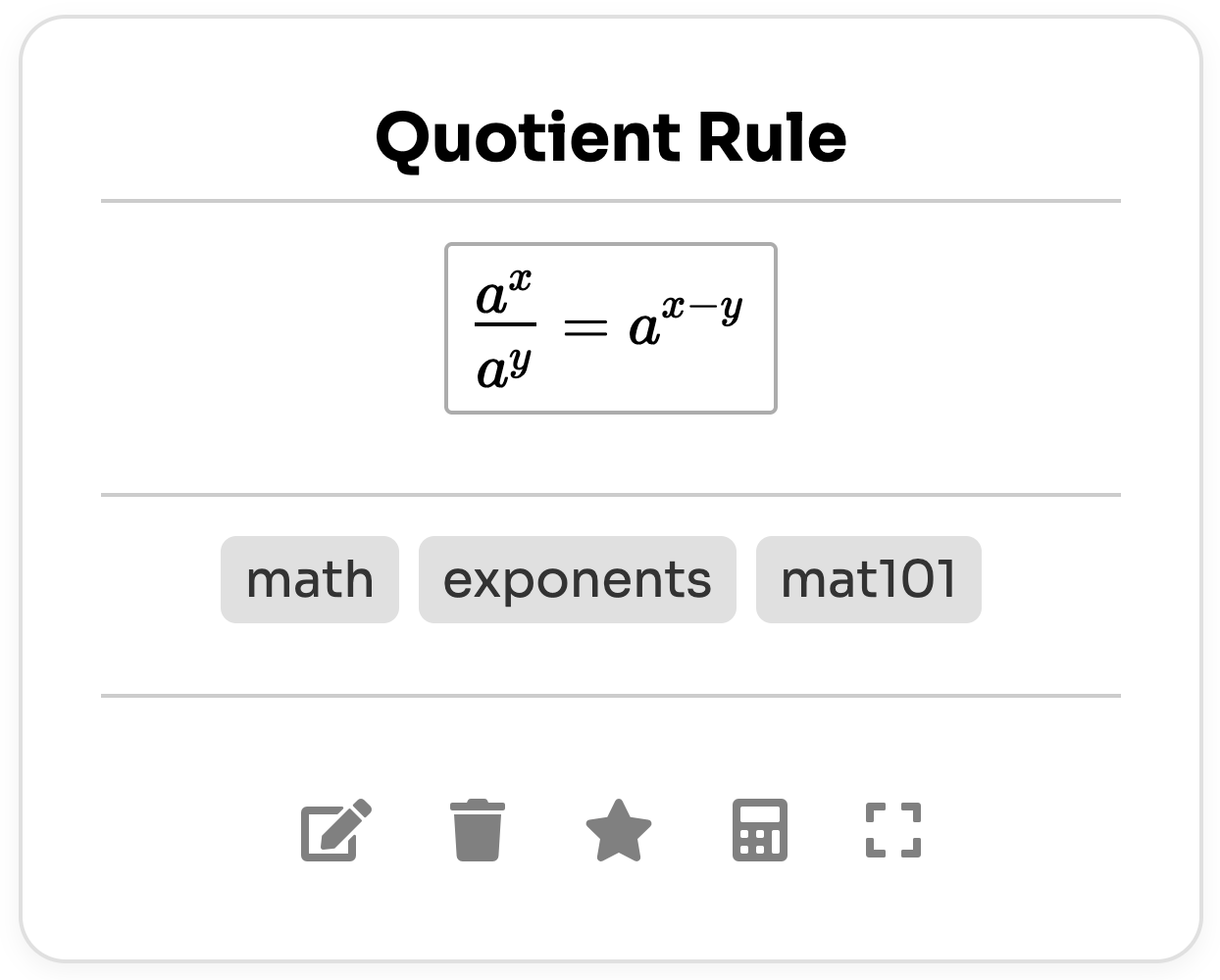 Equation Card 4